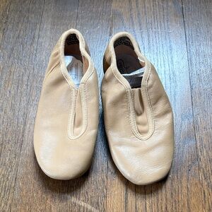 Tan Jazz Kids dance Shoes